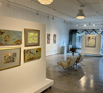 Interior view of Priscilla Fowler Fine Art gallery in Las Vegas Arts District